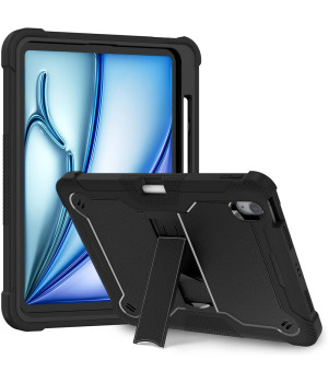 Противоударный чехол Galeo Defender для Apple iPad Air 11 M2/M3 (2024/2025), Air 4/5 10.9" Black