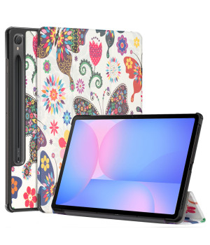 Чехол Galeo Slimline Print для Samsung Galaxy Tab S10 FE / Tab S9 FE / Tab S9 Butterflies
