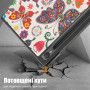 Чехол Galeo Slimline Print для Samsung Galaxy Tab S10 FE / Tab S9 FE / Tab S9 Butterflies