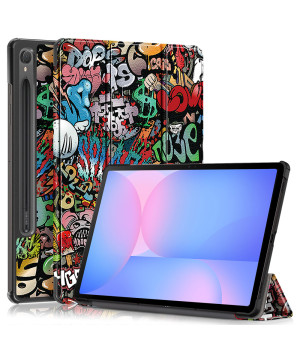 Чехол Galeo Slimline Print для Samsung Galaxy Tab S10 FE / Tab S9 FE / Tab S9 Graffiti