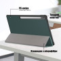 Чехол Slimline Portfolio для Samsung Galaxy Tab S10 FE+ 13.1" (2025) SM-X620, SM-X626 Dark Green