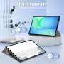 Чохол Slimline Portfolio для Samsung Galaxy Tab S10 FE+ 13.1" (2025) SM-X620, SM-X626 Grey
