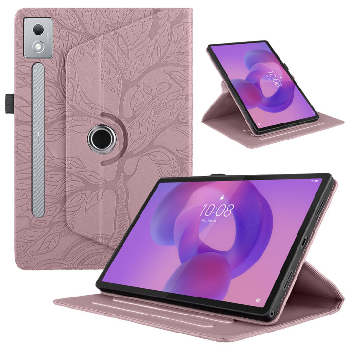 Чохол поворотний для Lenovo Idea Tab Pro TB373FU 12.7" / Xiaoxin Pad  Pro 2025 Galeo Life Tree Pink