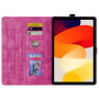 Чехол Galeo Vintage TPU Folio для Xiaomi Redmi Pad SE (2023) 11" Cat and Flowers Pink