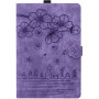 Чехол Galeo Vintage TPU Folio для Xiaomi Redmi Pad SE (2023) 11" Cat and Flowers Purple