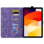 Чехол Galeo Vintage TPU Folio для Xiaomi Redmi Pad SE (2023) 11" Cat and Flowers Purple