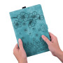 Чехол Galeo Vintage TPU Folio для Xiaomi Redmi Pad SE (2023) 11" Cat and Flowers Sea Green