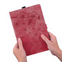 Чехол Galeo Vintage TPU Folio для Xiaomi Redmi Pad SE (2023) 11" Cat and Flowers Red