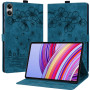 Чохол Galeo Vintage TPU Folio для Xiaomi Redmi Pad Pro 12.1" /Poco Pad Cat and Flowers Petrol