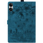 Чохол Galeo Vintage TPU Folio для Xiaomi Redmi Pad Pro 12.1" /Poco Pad Cat and Flowers Petrol