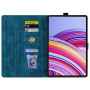 Чохол Galeo Vintage TPU Folio для Xiaomi Redmi Pad Pro 12.1" /Poco Pad Cat and Flowers Petrol