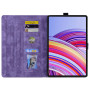 Чохол Galeo Vintage TPU Folio для Xiaomi Redmi Pad Pro 12.1" /Poco Pad Cat and Flowers Purple