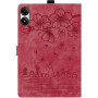 Чохол Galeo Vintage TPU Folio для Xiaomi Redmi Pad Pro 12.1" /Poco Pad Cat and Flowers Red