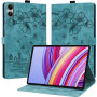 Чохол Galeo Vintage TPU Folio для Xiaomi Redmi Pad Pro 12.1" /Poco Pad Cat and Flowers Sea Green