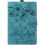 Чохол Galeo Vintage TPU Folio для Xiaomi Redmi Pad Pro 12.1" /Poco Pad Cat and Flowers Sea Green