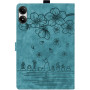 Чохол Galeo Vintage TPU Folio для Xiaomi Redmi Pad Pro 12.1" /Poco Pad Cat and Flowers Sea Green