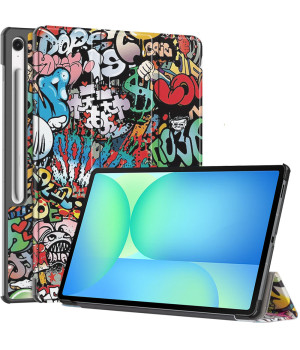 Чехол Slimline Print для Samsung Galaxy Tab S10 FE+ 13.1" (2025) SM-X620, SM-X626 Graffiti