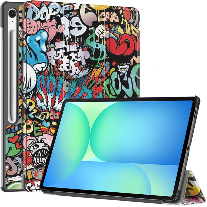 Чехол Slimline Print для Samsung Galaxy Tab S10 FE+ 13.1" (2025) SM-X620, SM-X626 Graffiti
