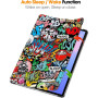 Чехол Slimline Print для Samsung Galaxy Tab S10 FE+ 13.1" (2025) SM-X620, SM-X626 Graffiti