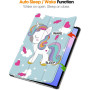 Чехол Slimline Print для Samsung Galaxy Tab S10 FE+ 13.1" (2025) SM-X620, SM-X626 Unicorn