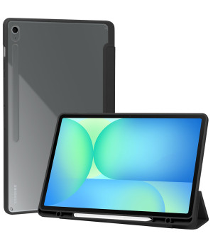 Чехол Galeo Hybrid Case with S-Pen Holder для Samsung Galaxy Tab S10 FE Plus 13.1" Black