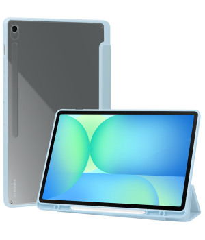 Чехол Galeo Hybrid Case with S-Pen Holder для Samsung Galaxy Tab S10 FE Plus 13.1" Light Blue