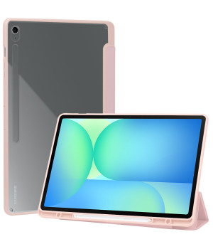 Чехол Galeo Hybrid Case with S-Pen Holder для Samsung Galaxy Tab S10 FE Plus 13.1" Pink