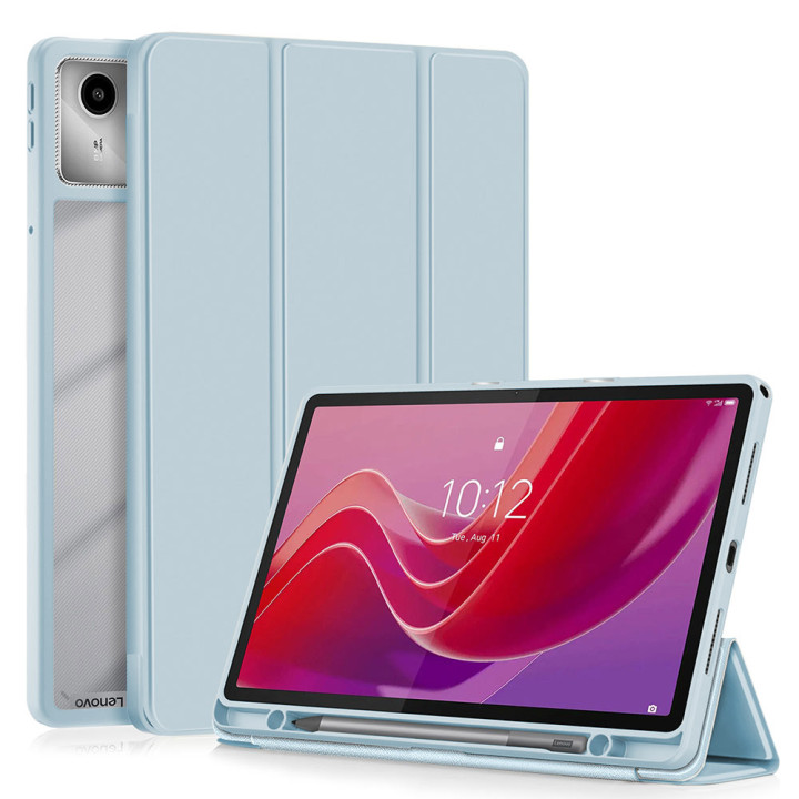 Чохол з відсіком для стилуса Galeo Hybrid для Lenovo Tab M11 / Xiaoxin Pad 2024 Light Blue