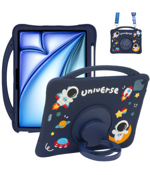 Дитячий чохол для Apple iPad Air 11 (2024/2025), Air 4/5 10.9" Galeo Cartoon Space з ремінцем