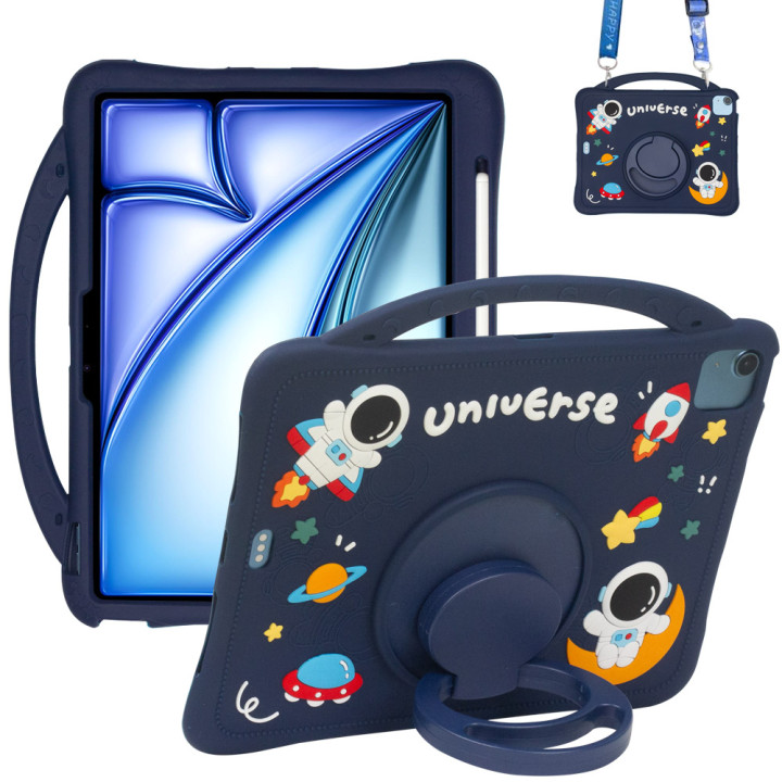 Дитячий чохол для Apple iPad Air 11 (2024/2025), Air 4/5 10.9" Galeo Cartoon Space з ремінцем