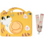 Дитячий чохол для Apple iPad Air 11 M2/M3 (2024/2025) Galeo Cartoon Cat з ремінцем