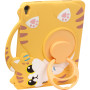 Дитячий чохол для Apple iPad Air 11 M2/M3 (2024/2025) Galeo Cartoon Cat з ремінцем