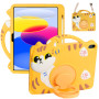 Дитячий чохол для Apple iPad 11 (2025) /10th Gen 10.9" (2022) Galeo Cartoon Cat з ремінцем