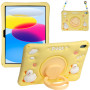Дитячий чохол для Apple iPad 11 (2025) /10th Gen 10.9" (2022) Galeo Cartoon Duck з ремінцем