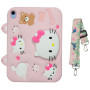 Детский чехол для Apple iPad 11 (2025) /10th Gen 10.9" (2022) Galeo Cartoon Kitty с ремешком