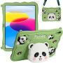 Дитячий чохол для Apple iPad 11 (2025) /10th Gen 10.9" (2022) Galeo Cartoon Panda з ремінцем
