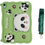 Дитячий чохол для Apple iPad 11 (2025) /10th Gen 10.9" (2022) Galeo Cartoon Panda з ремінцем