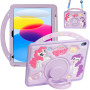Детский чехол для Apple iPad 11 (2025) /10th Gen 10.9" (2022) Galeo Cartoon Pony с ремешком