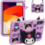 Детский чехол для Xiaomi Redmi Pad SE 11" Galeo Cartoon Kuromi с ремешком