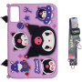 Детский чехол для Xiaomi Redmi Pad SE 11" Galeo Cartoon Kuromi с ремешком