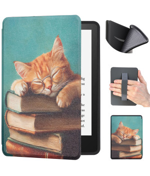 Чохол Galeo TPU with Handstrap для Amazon Kindle Paperwhite 11th Gen 6.8" Kitten