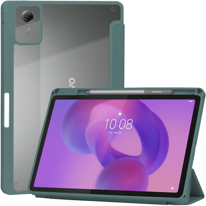 Чехол Hybrid with Stylus Holder для Lenovo Idea Tab 11 / Tab K11 2nd Gen TB336FU, TB336ZU Dark Green