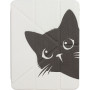 Чехол Galeo Hybrid Y-Type Print для Apple iPad Air 11 (2024/2025) / iPad Air 4/5 10.9" Black Cat