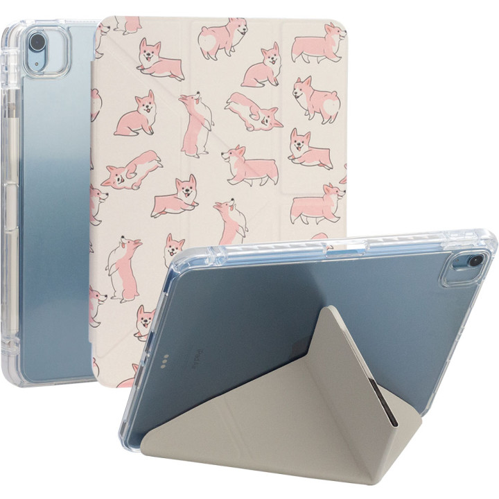 Чехол Galeo Hybrid Y-Type Print для Apple iPad Air 11 (2024/2025) / iPad Air 4/5 10.9" Corgi