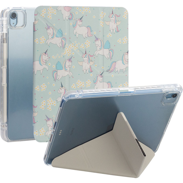 Чохол Galeo Hybrid Y-Type Print для Apple iPad Air 11 (2024/2025) / iPad Air 4/5 10.9" Unicorns