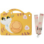 Детский чехол для Samsung Galaxy Tab A9+ 11" SM-X210, SM-X216 Galeo Cartoon Cat с ремешком