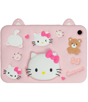 Детский чехол для Samsung Galaxy Tab A9+ 11" SM-X210, SM-X216 Galeo Cartoon Kitty с ремешком