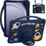 Детский чехол для Samsung Galaxy Tab A9+ 11" SM-X210, SM-X216 Galeo Cartoon Space с ремешком