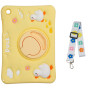 Детский чехол для Samsung Galaxy Tab A8 10.5" SM-X200, SM-X205 Galeo Cartoon Duck с ремешком