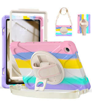 Противоударный чехол Galeo Heavy Duty+ для Samsung Galaxy Tab A9+ 11" SM-X210, SM-X216 Rainbow PK